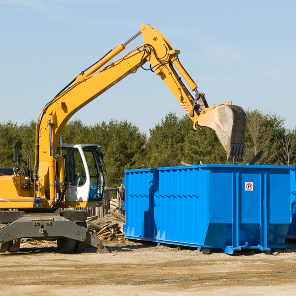 how many times can i have a residential dumpster rental emptied in Fancher NY